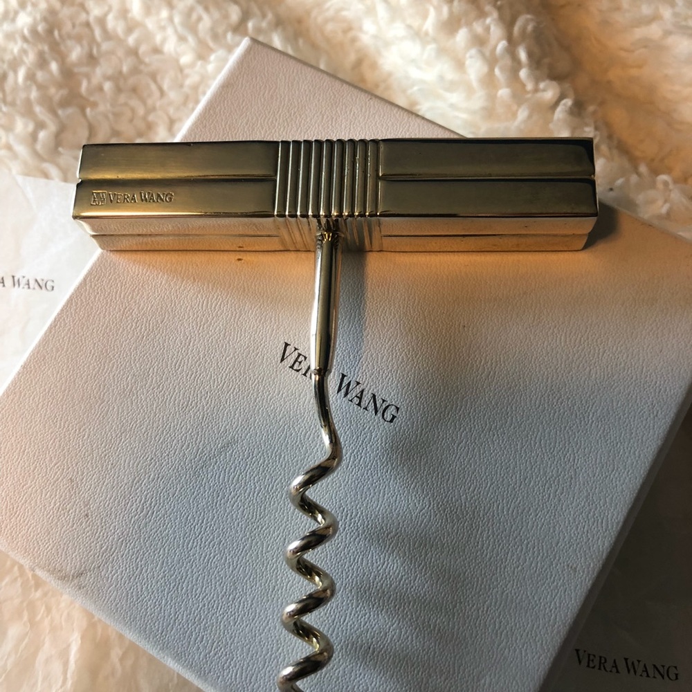 Brand New Vera Wang Silver Plated Corkscrew